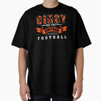 Cincinnati Football Fan State Ohio T-Shirt - Minimalist Print for Adults