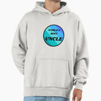 Worlds Best Uncle Blue Hoodie - Fun Novelty Design for Adults