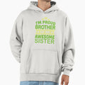 Copy Im Proud Brother Awesome Sister Hoodie - Graphic Print for Adults