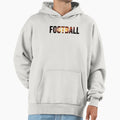 Football Fire Sport Fan Club Hoodie - Custom Art Print for Adults