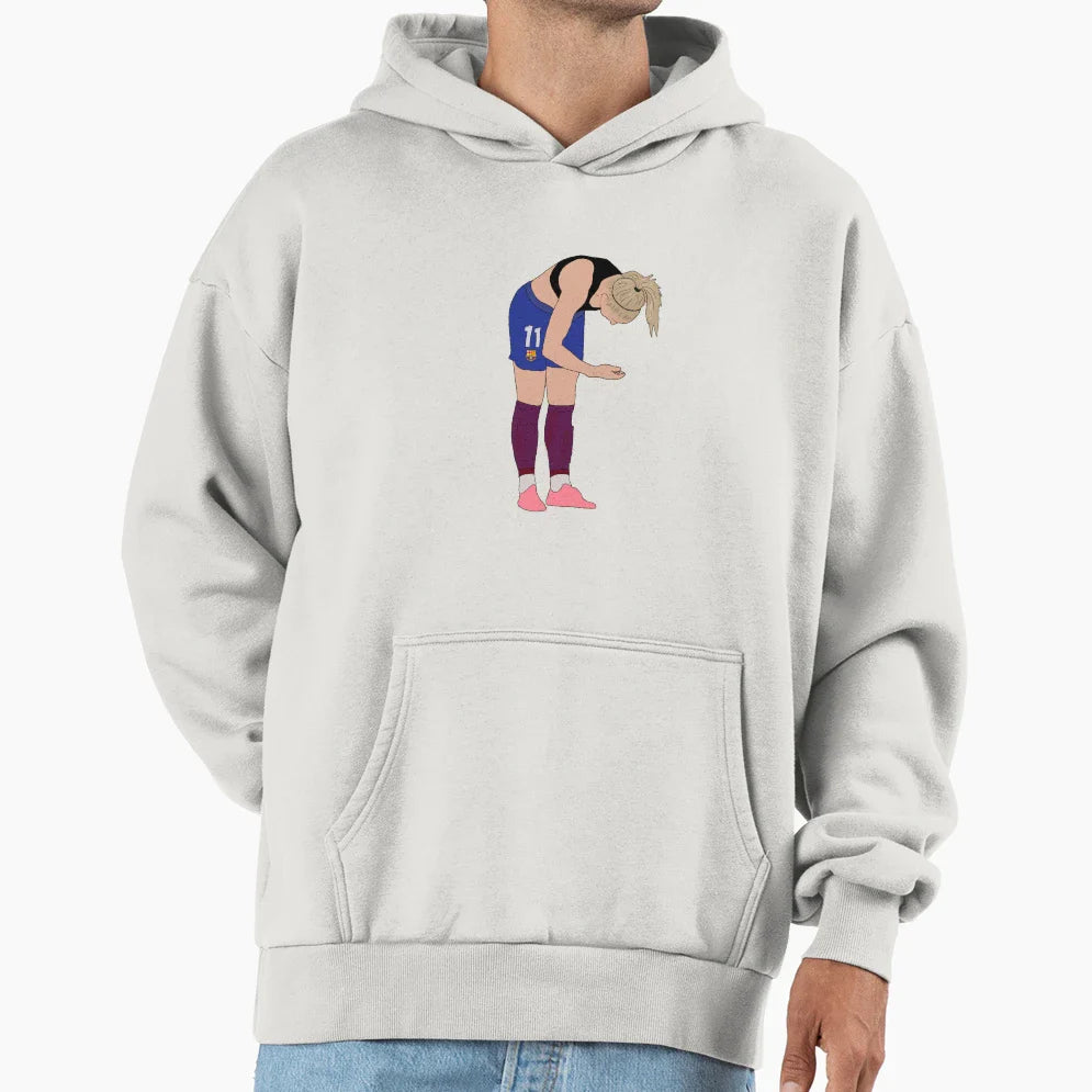 Alexia Putellas Bow Uwcl Final Hoodie - Streetwear Style Unisex