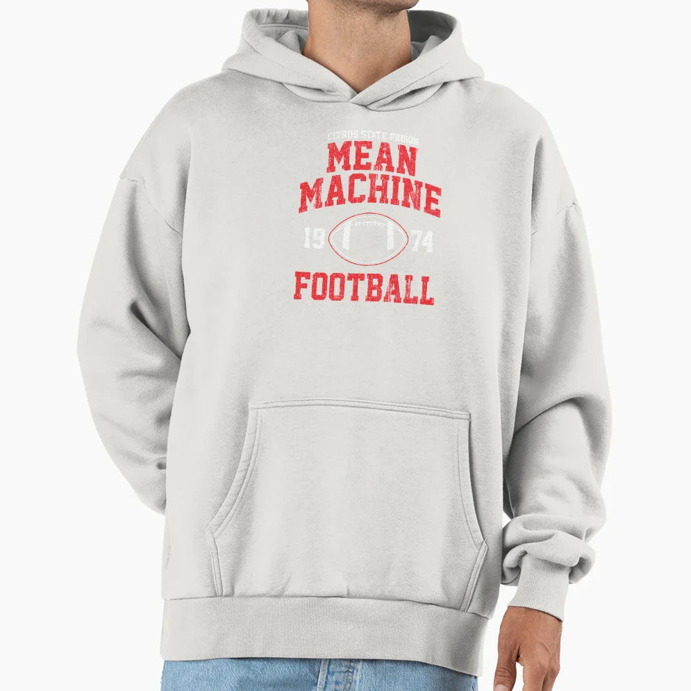 Mean Machine Football Hoodie - Novelty Apparel for Adults