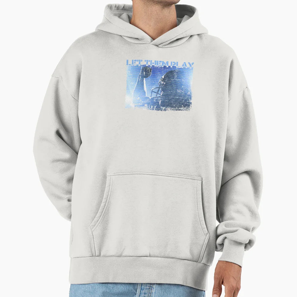 Let Them Play American Football High Hoodie - Streetwear Style Unisex