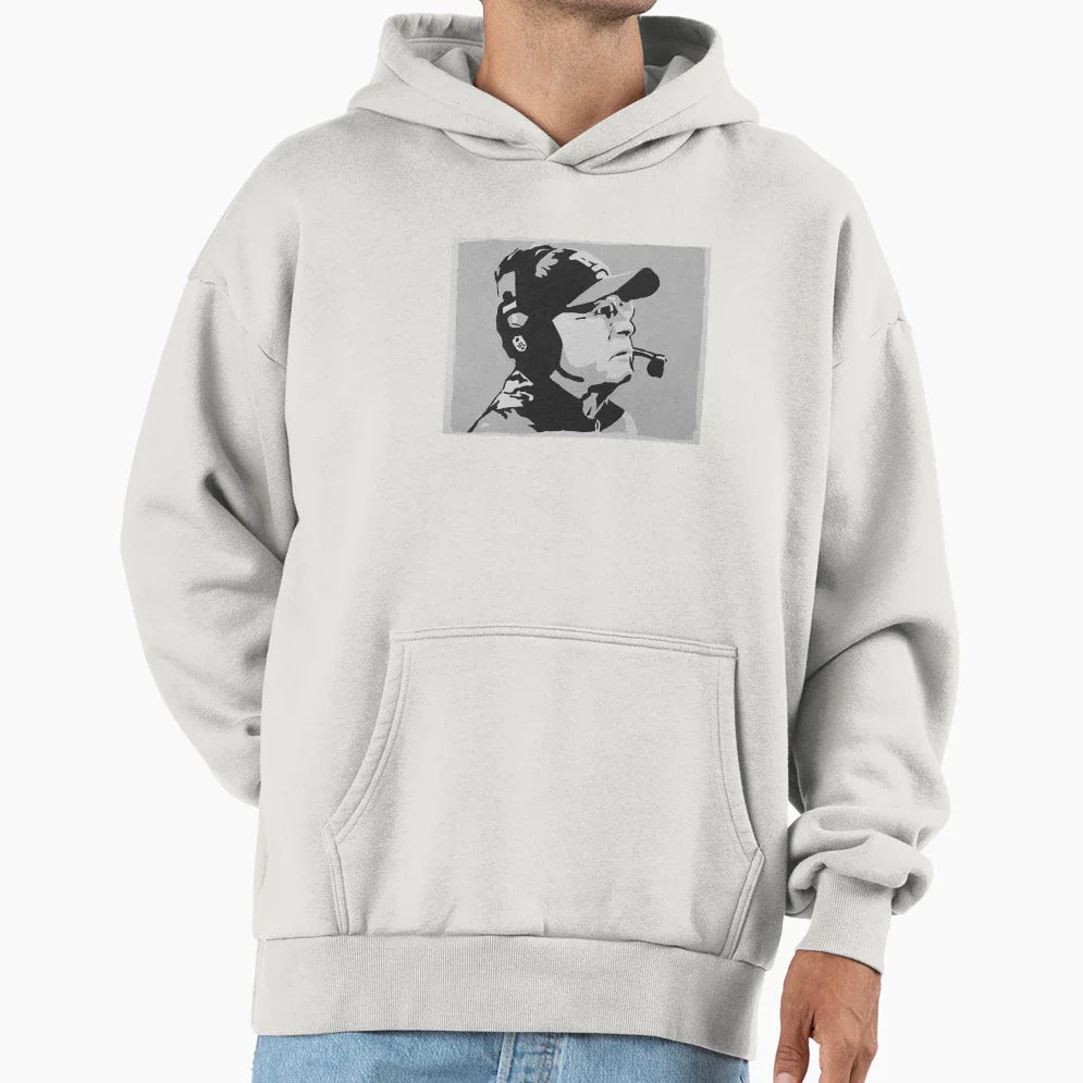 Tom Coughlin Portrait Hoodie - Unique Graphic Unisex