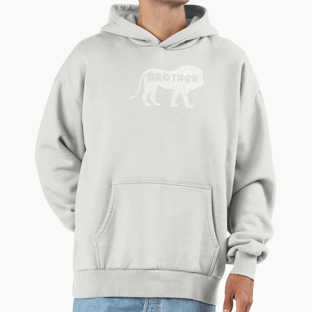 Lion Brother Camping Wildlife Hoodie - Novelty Apparel Men Women