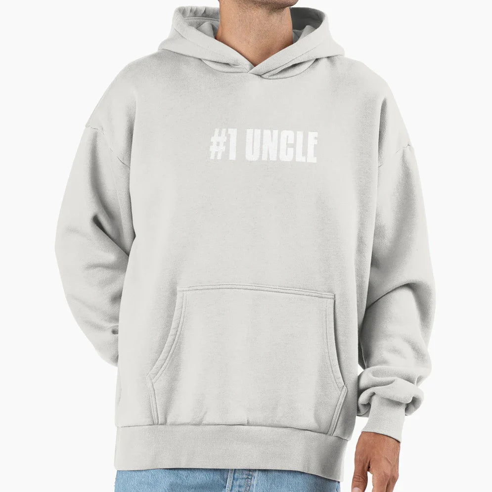 Number One Uncle Hoodie - Fun Novelty Design Men Women
