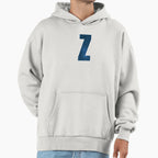 Letter Z Stars Sky Monogram Art Hoodie - Trendy Graphic for Adults