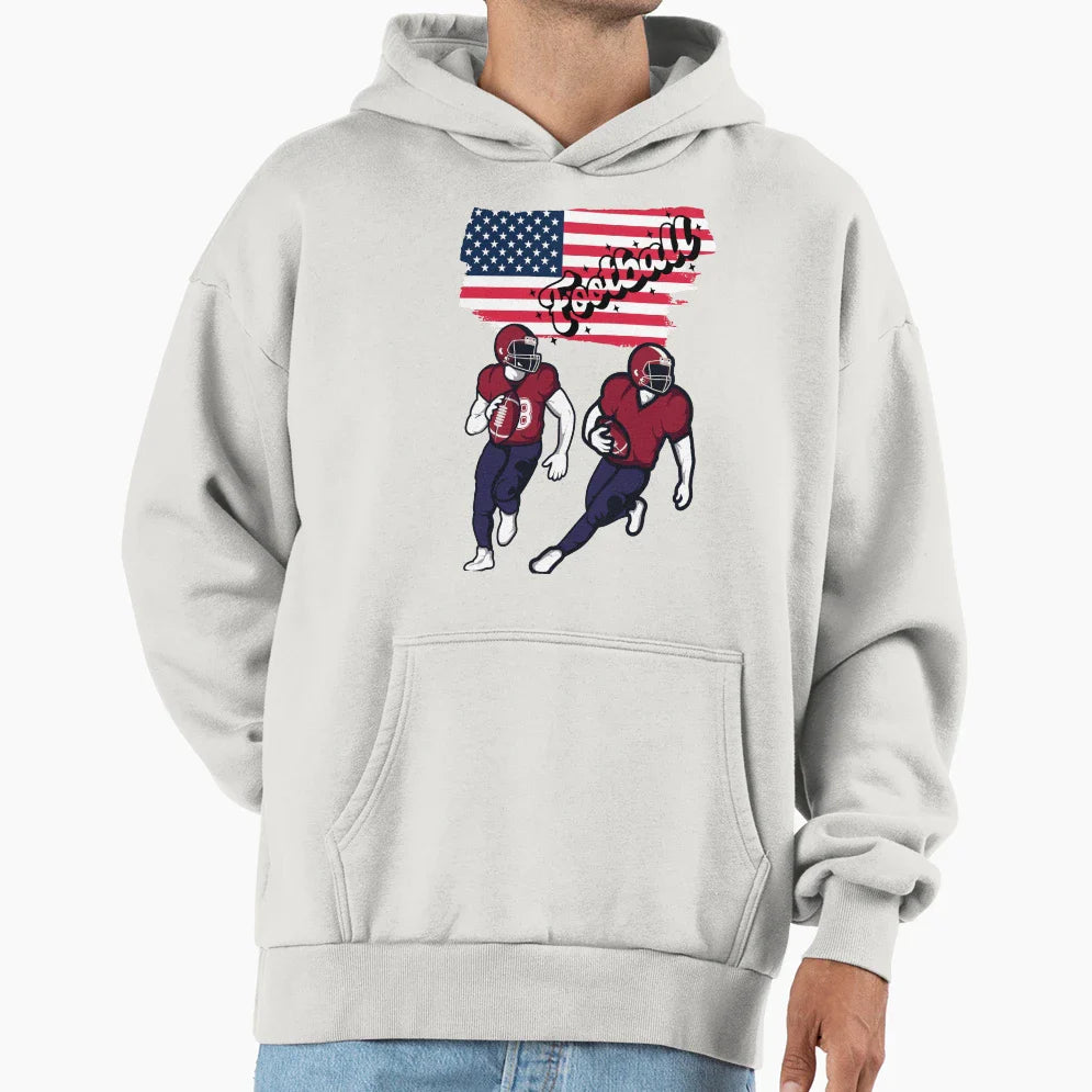 American Football Hoodie - Novelty Apparel Men Women