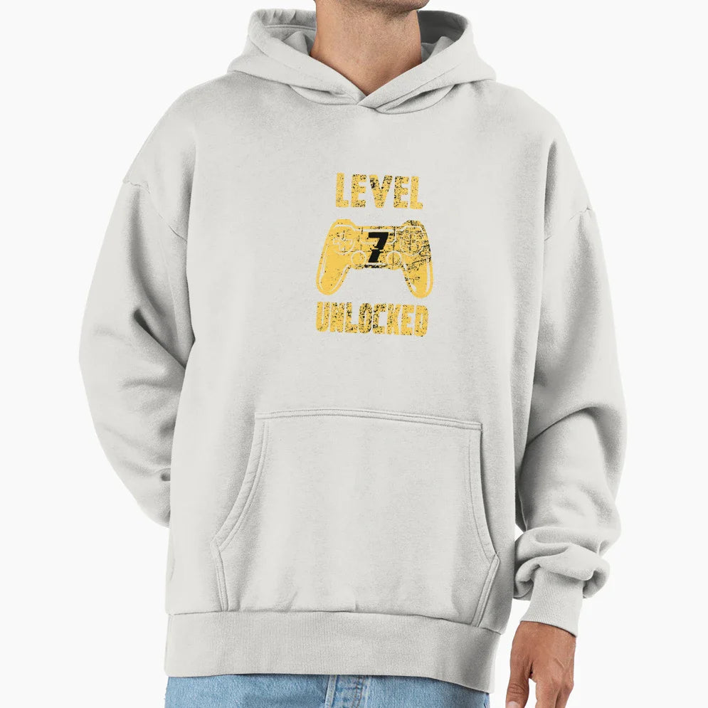 Level 7 Unlocked Funny Gaming Gaming Lovers T-Shirt - Unique Graphic Unisex