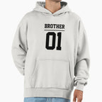 Brother 01 Best Big Brother Family Hoodie - Graphic Print for Adults