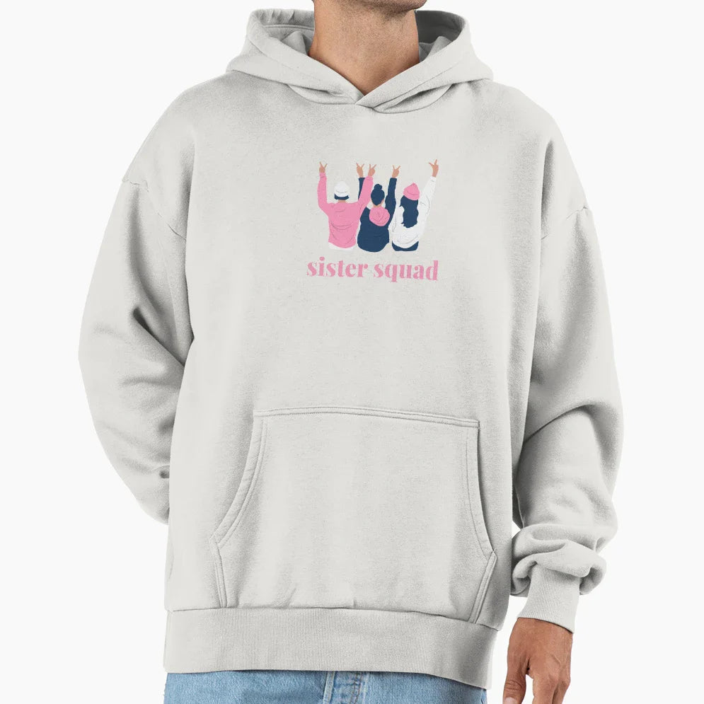 Sister Squad Sisters Day Hoodie - Novelty Apparel for Adults