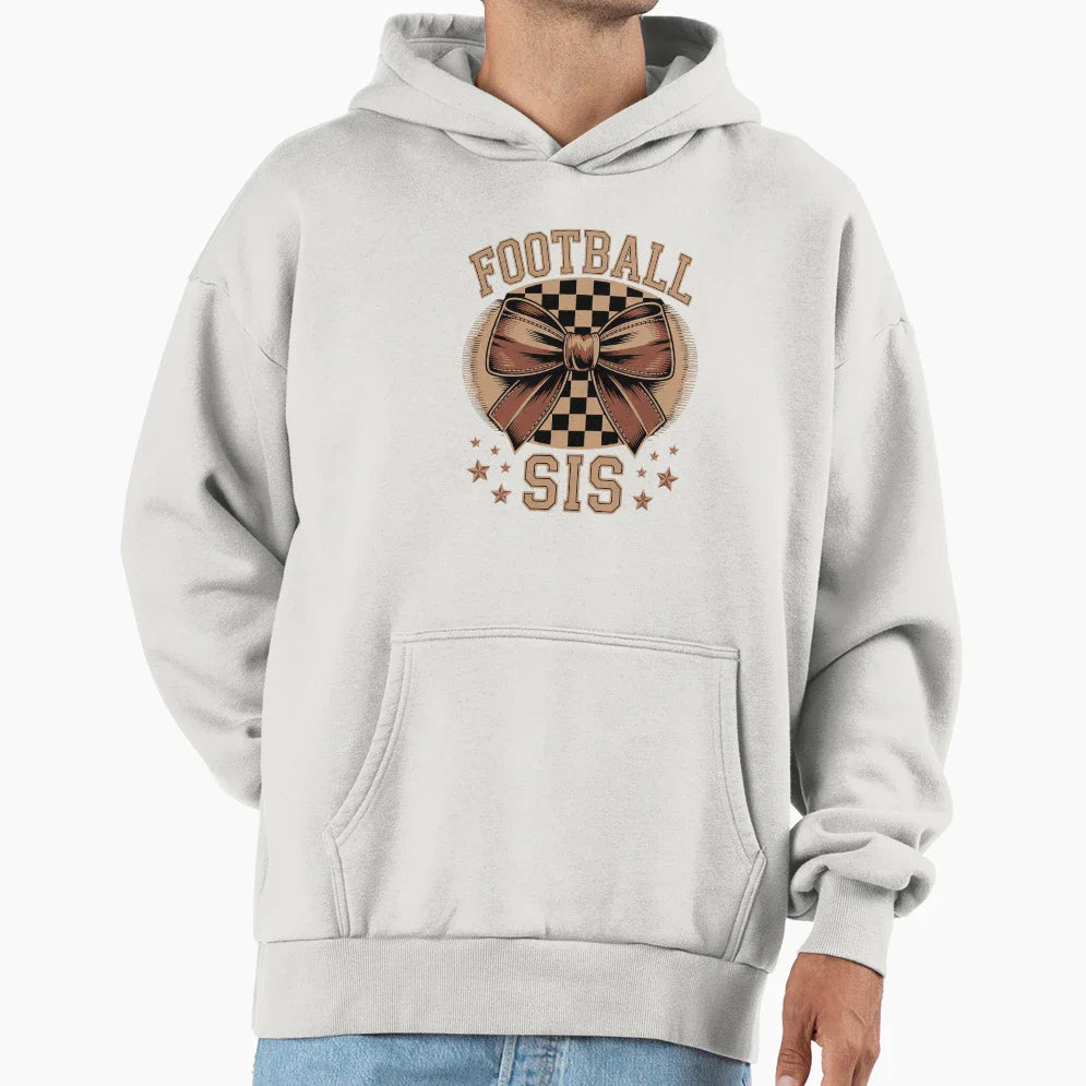 Football Sister American Football Hoodie - Novelty Apparel for Adults