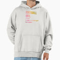 Football Definition Watercolor Hoodie - Aesthetic Graphic Unisex