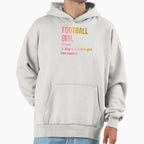 Football Definition Watercolor Hoodie - Aesthetic Graphic Unisex