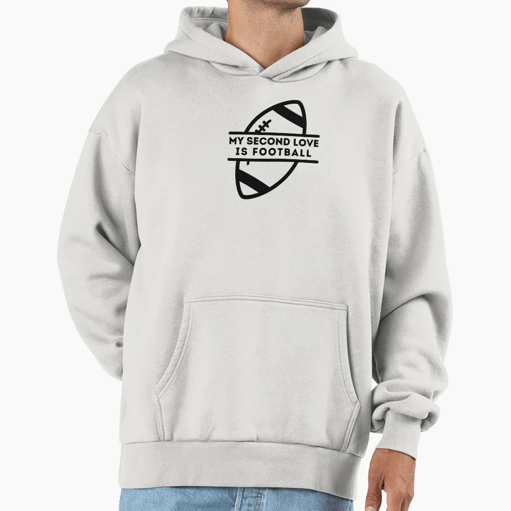 My Second Love Is Football T-Shirt - Aesthetic Graphic Men Women