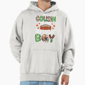Cousin Birthday Game Day Football Hoodie - Fun Novelty Design Unisex