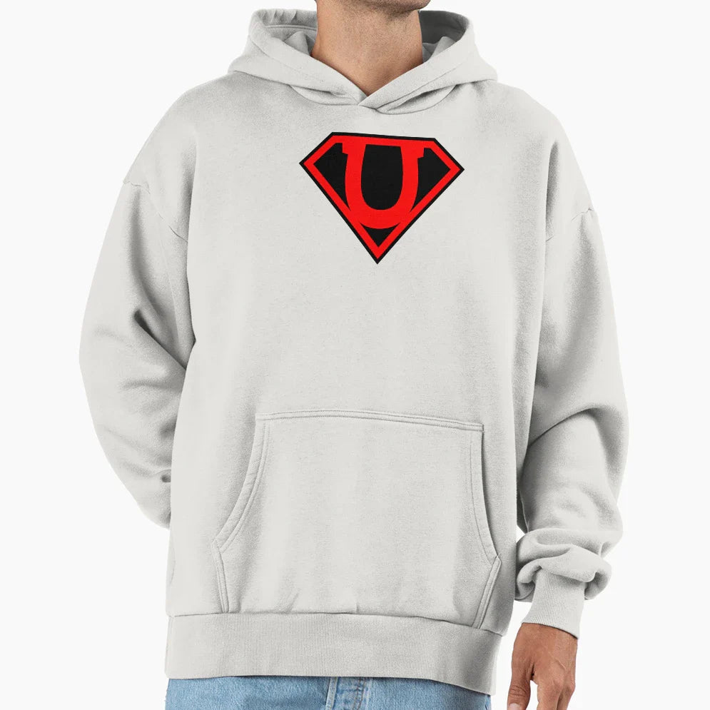 Letter U Super Letter Vol 3 Hoodie - Casual Everyday Wear Men Women
