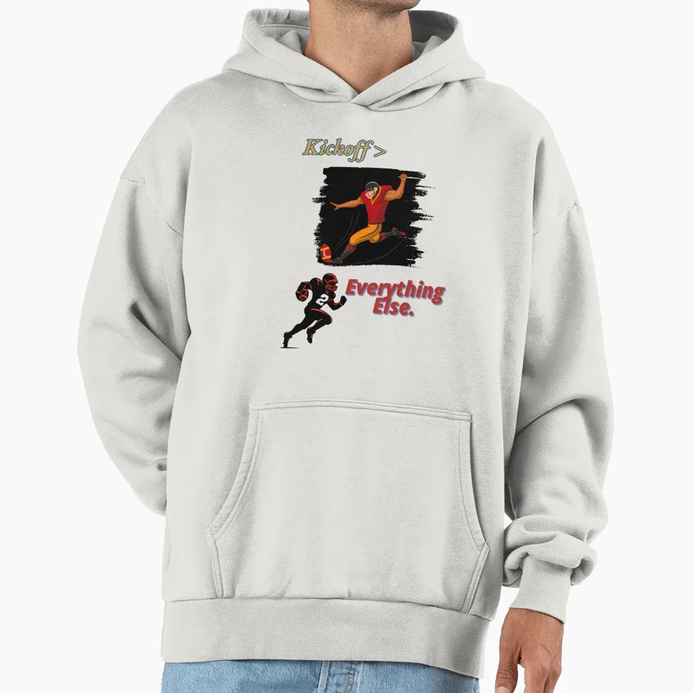 Football Kickoff Everything Else Hoodie - Custom Art Print for Adults