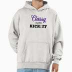 Classy Until Kickoff Football T-Shirt - Unique Graphic Men Women