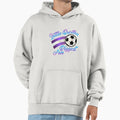 Football Little Brother Biggest Fan Hoodie - Unique Graphic for Adults