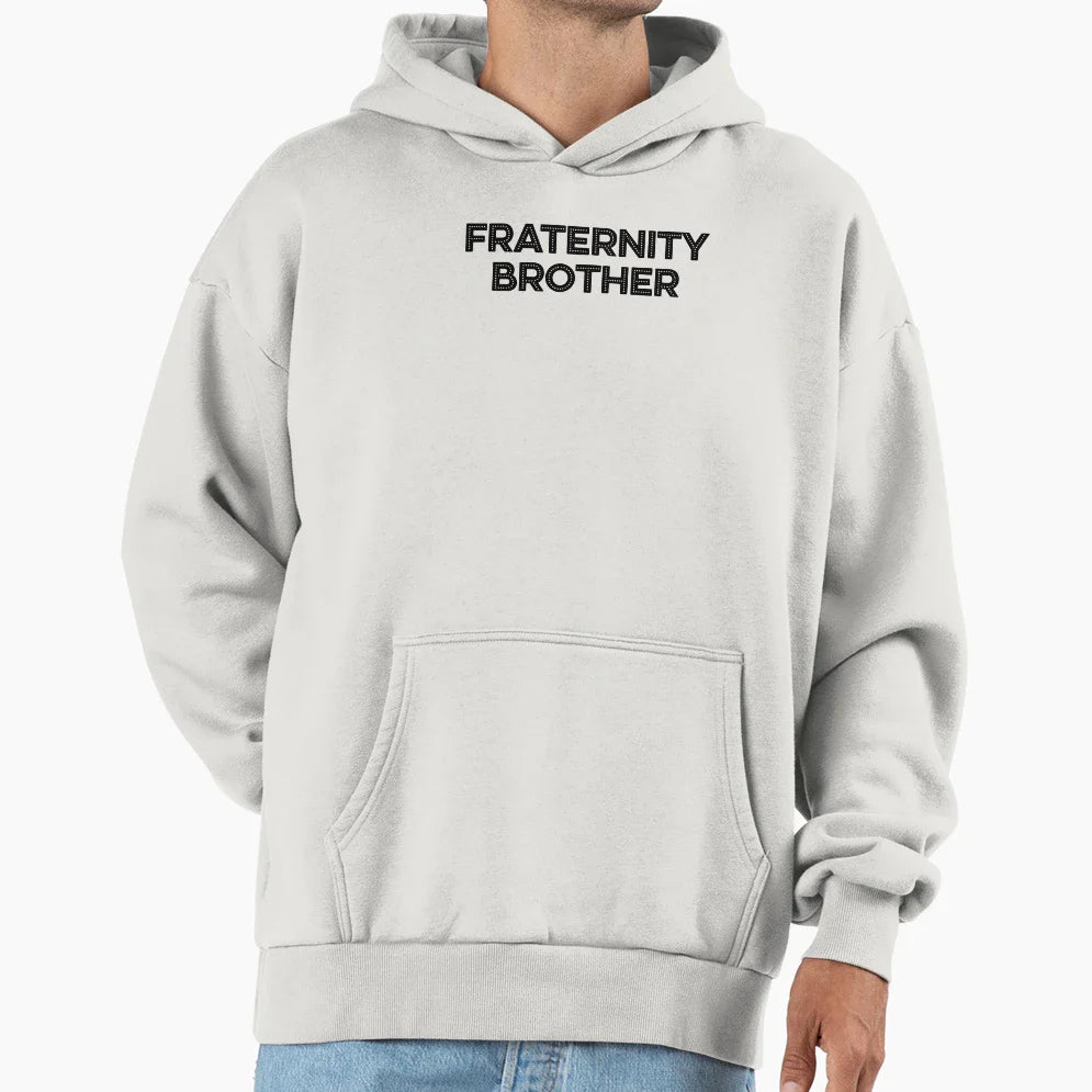 Fraternity Brother Hoodie - Minimalist Print Men Women