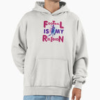 Football Hoodie - Minimalist Print for Adults