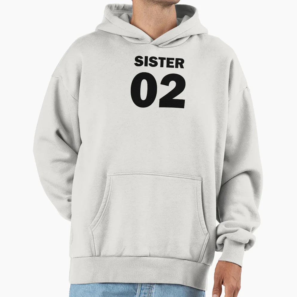 Sister 02 Hoodie - Minimalist Print Men Women