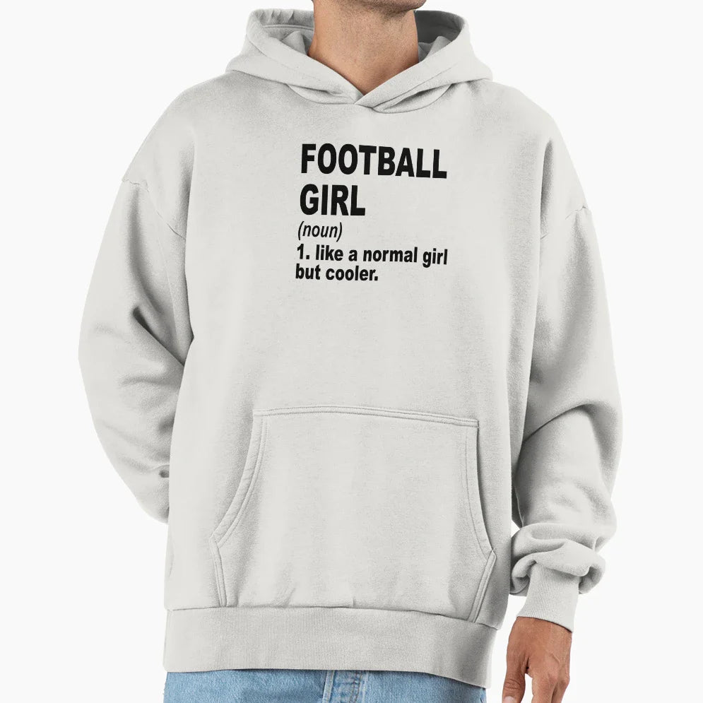 Football Like Normal But Cooler Football Hoodie - Trendy Graphic Unisex