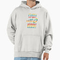 Football Mom Funny Footballs Football Hoodie - Minimalist Print Unisex
