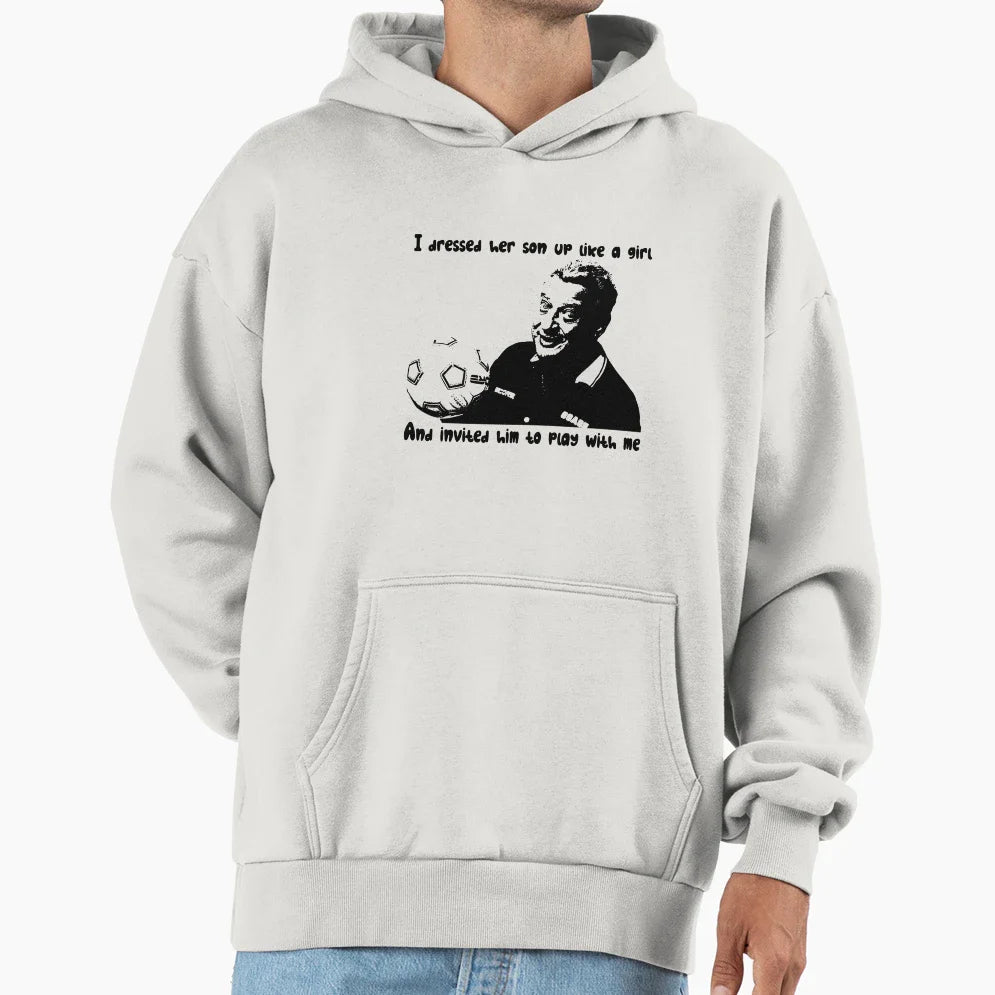 I Dressed Her Com Up Like Sitcom Hoodie - Graphic Print for Adults