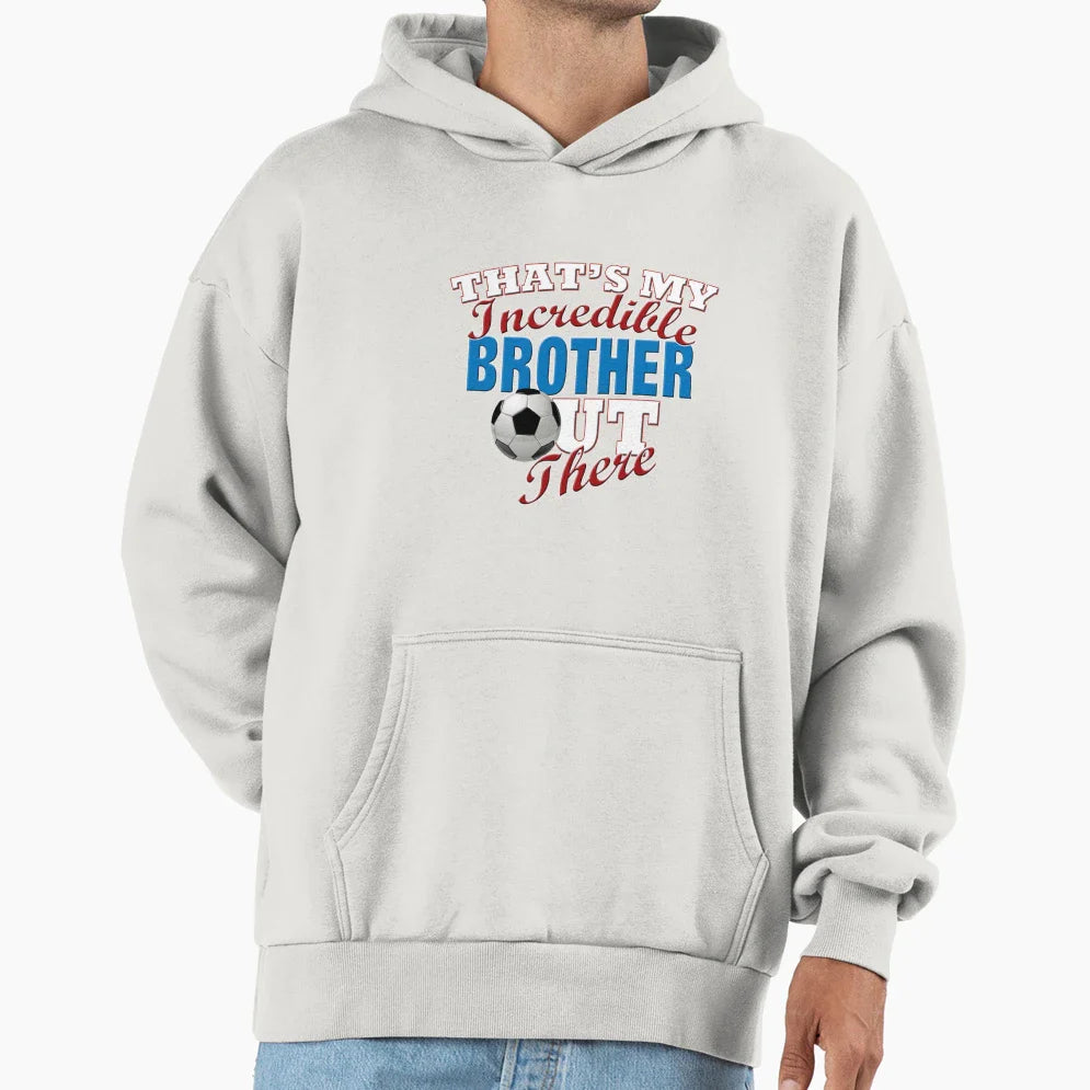 Funny Soccer Gift Brother Or Sister T-Shirt - Unique Graphic Unisex