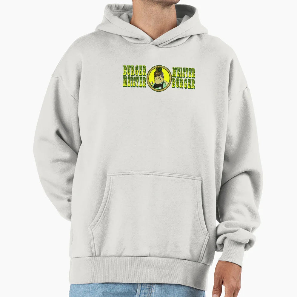 Burger Meister Hoodie - Custom Art Print Unisex