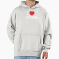 I Love My Sister Family Love Heart Gift Hoodie - Graphic Print for Adults