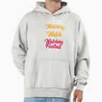 Watching Football About To Watcj Hoodie - Trendy Graphic for Adults