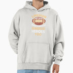 Football Player Lineman Hoodie - Fun Novelty Design for Adults