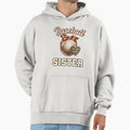 Baseball Sister Leopard Baseball Hoodie - Novelty Apparel for Adults