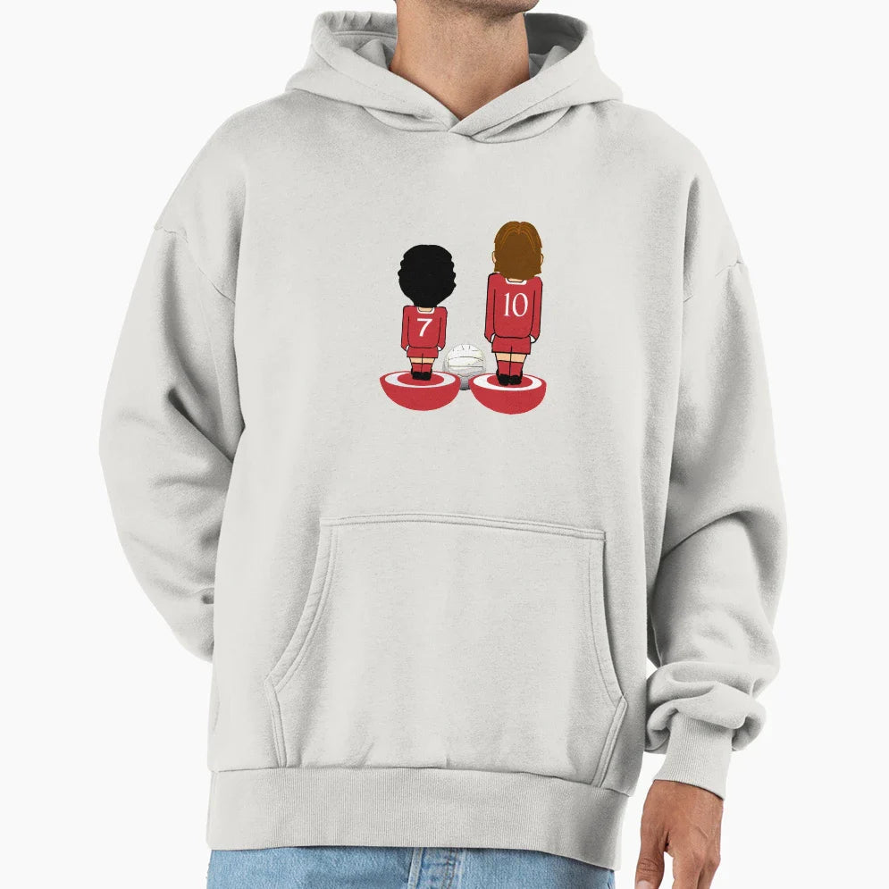 Big Little Hoodie - Minimalist Print for Adults