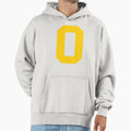 Number 0 Yellow Zero Sports Number 0 Hoodie - Casual Everyday Wear Unisex