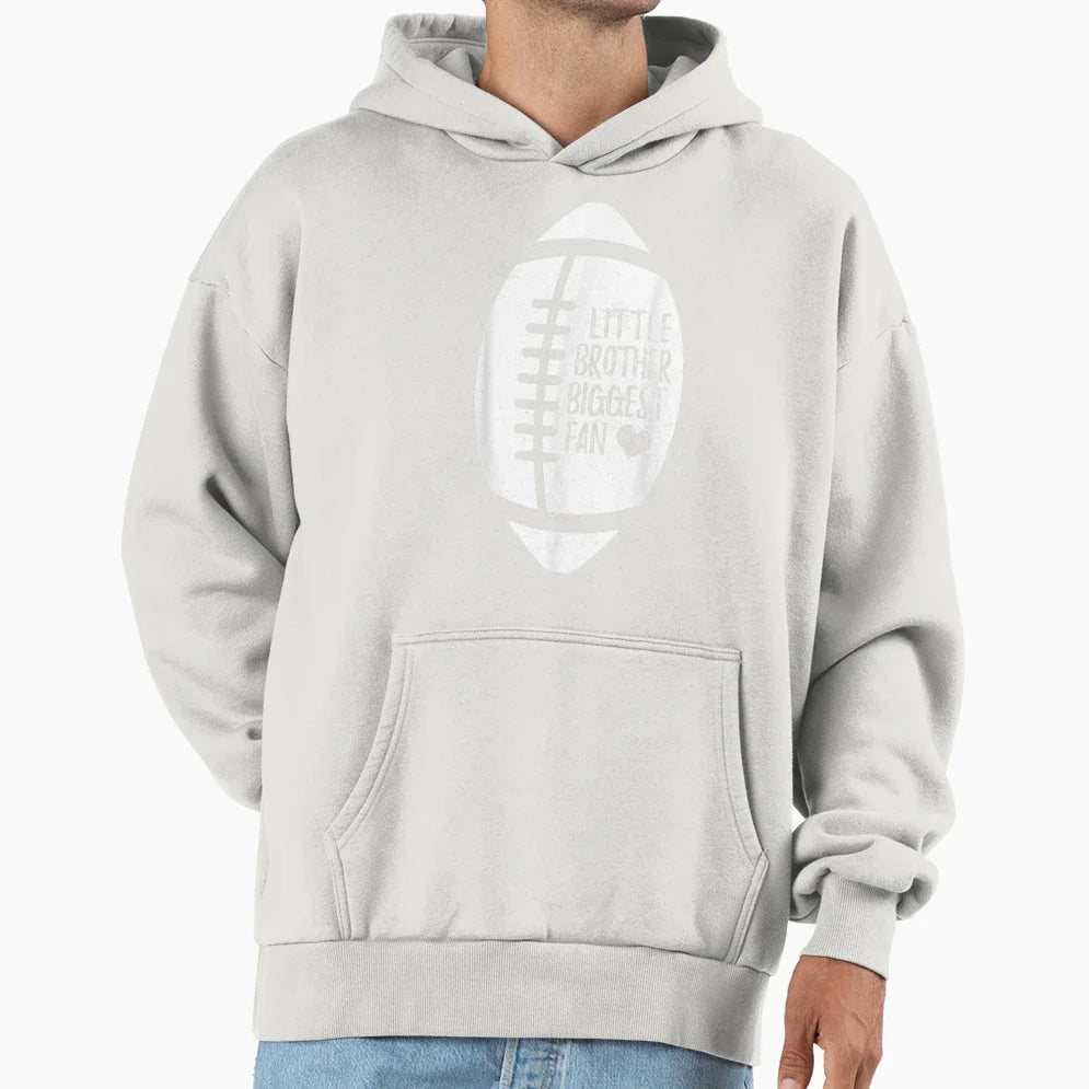 Fantasy Football Brother Fan Funny Hoodie - Casual Everyday Wear Unisex