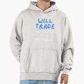 Will Trade My Sister Football Hoodie - Casual Everyday Wear for Adults