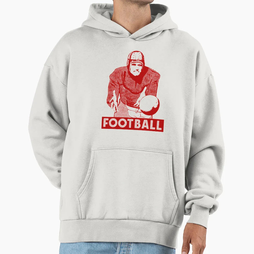 1930 Football Player Hoodie - Aesthetic Graphic Men Women