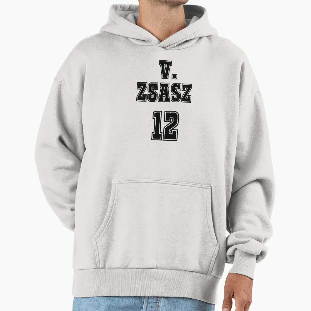 Victor Zsasz Jersey Hoodie - Minimalist Print Unisex