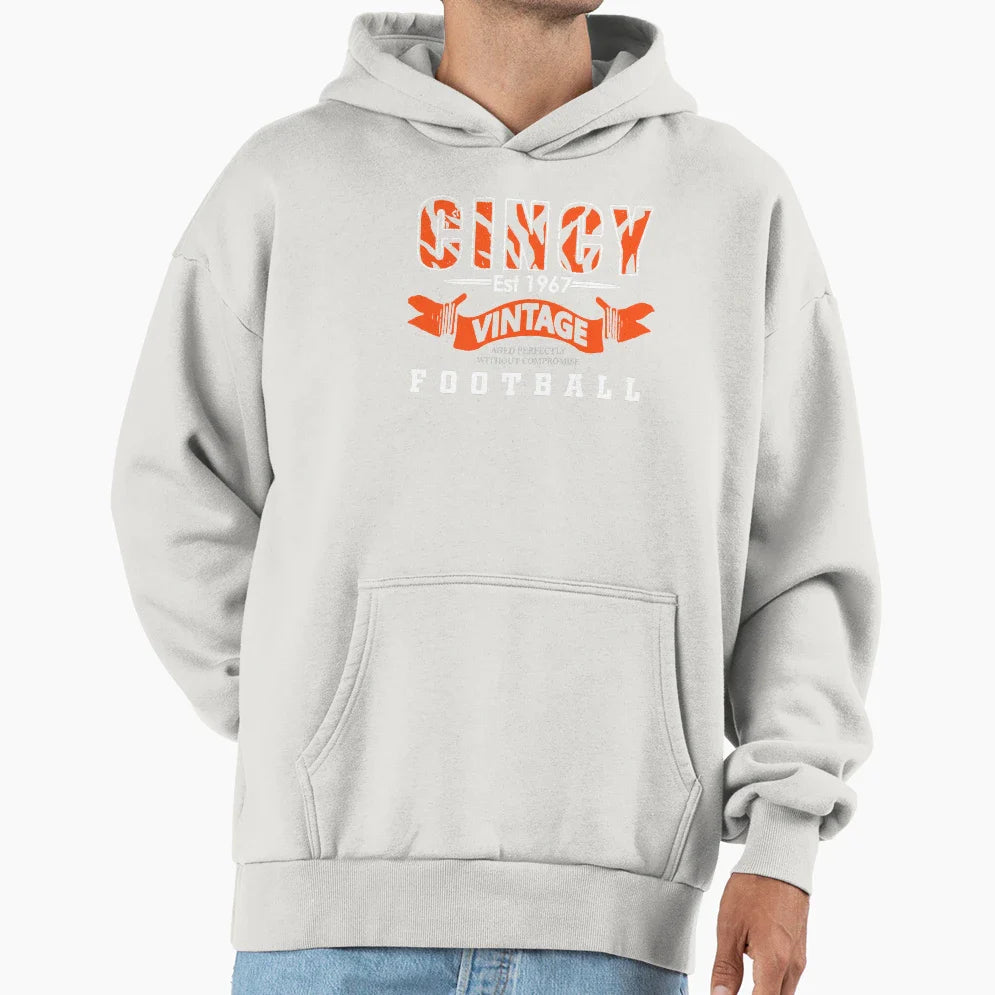 Cincinnati Football Fan State Ohio T-Shirt - Aesthetic Graphic Unisex