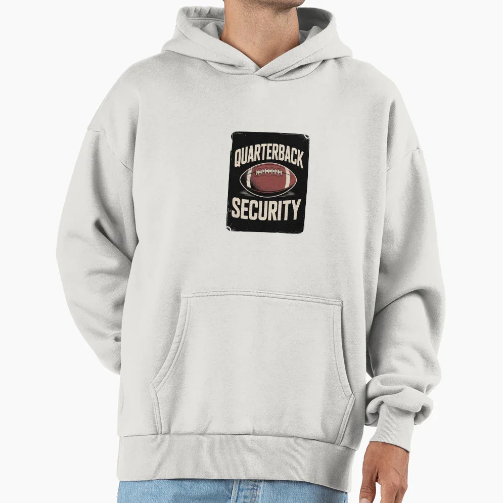 Quarterback Security American Football Hoodie - Aesthetic Graphic Unisex