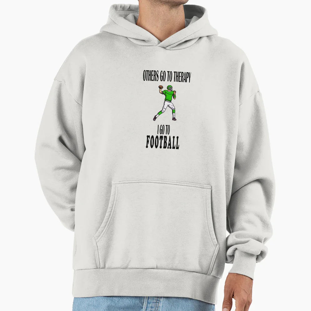 American Football Football Therapy Hoodie - Novelty Apparel Unisex