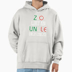Zio Like Uncle Just Cooler Hoodie - Streetwear Style Men Women