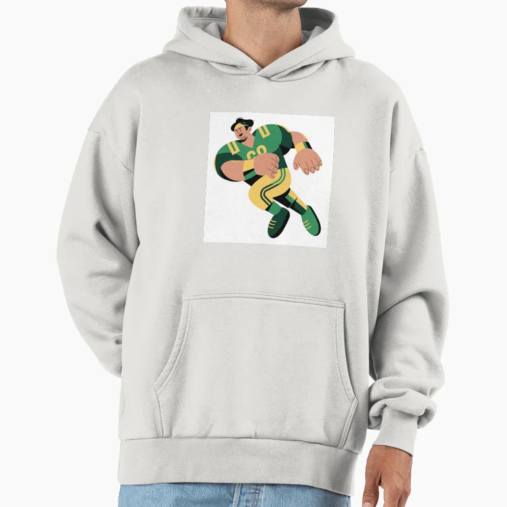Rugby Hoodie - Graphic Print Men Women