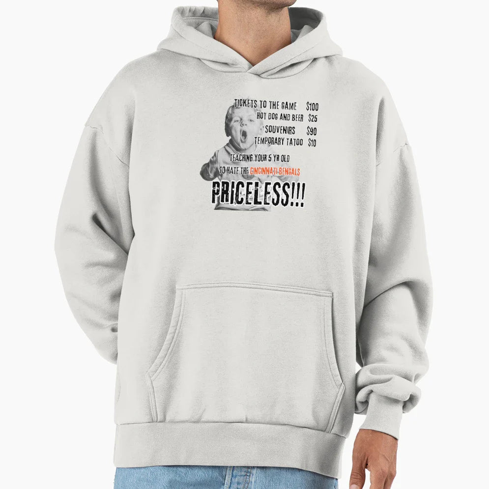 Priceless Teaching Your 5 Yr Old To Hate Hoodie - Trendy Graphic Unisex