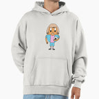 Soccer Player Egg Hoodie - Minimalist Print for Adults