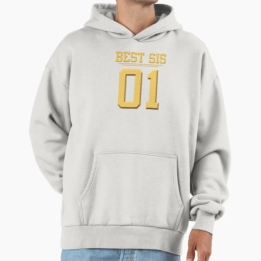Number One Sister Best Sis Gift T-Shirt - Minimalist Print Unisex